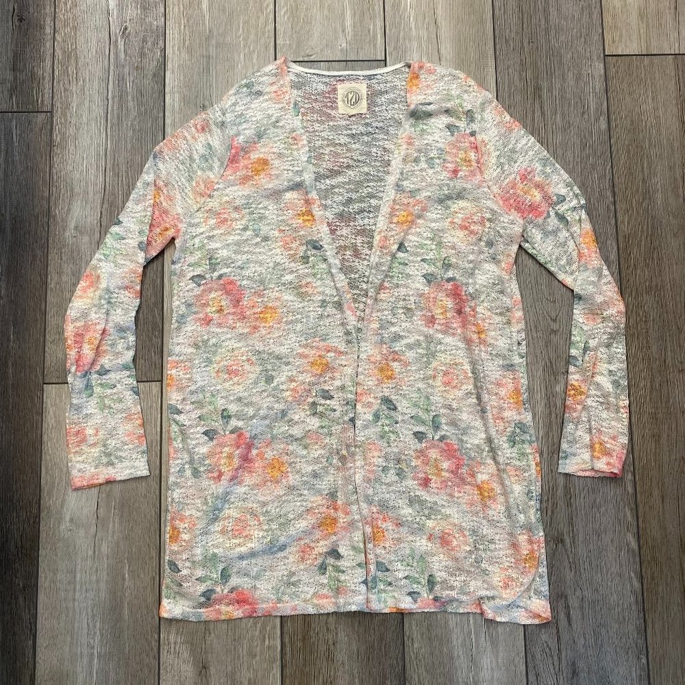 Women's Tees2urdoor lightweight floral cardigan 2X/3X